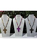 XL 612 Multi Beads Cross Necklace