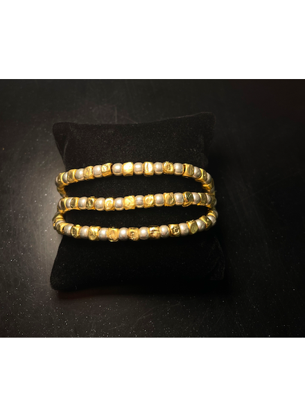 Gold and Silver Bracelet