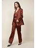 Satin Tailored Blazer & Pant choco