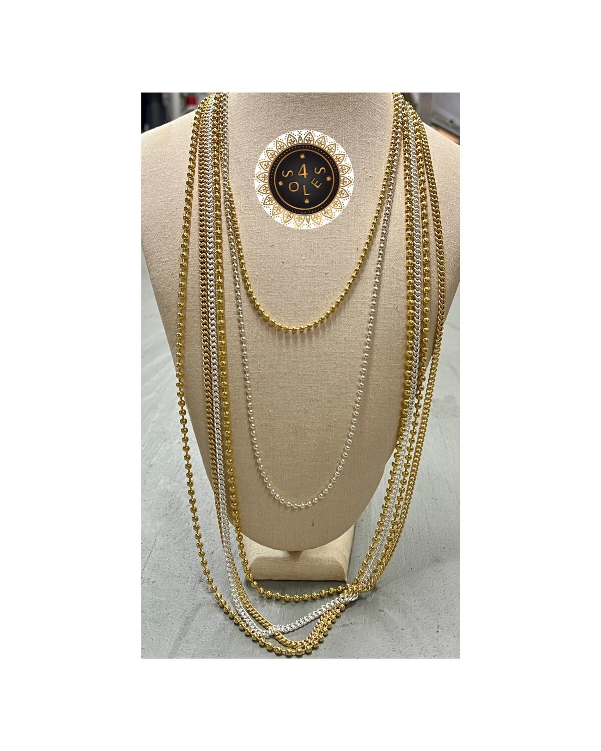 Multi Chain 4 Soles 16"-32"