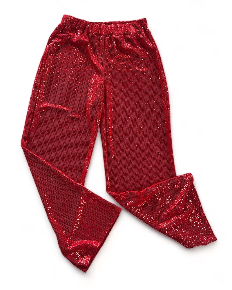 RED METALLIC PANT One size