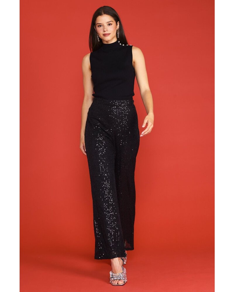Sequins top and Pant black