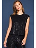 Sequins top and Pant black