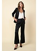 Satin Tailored Blazer & Pant black