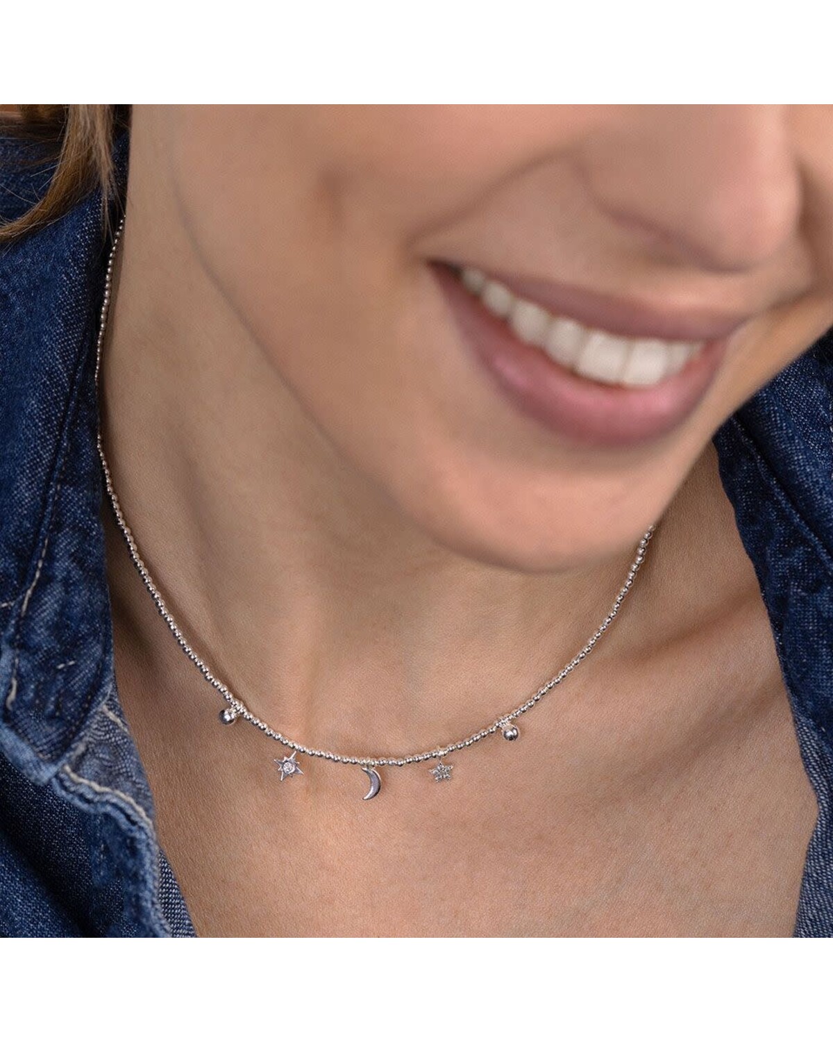 ks2016CHOKER NIGHT CHARMS silver