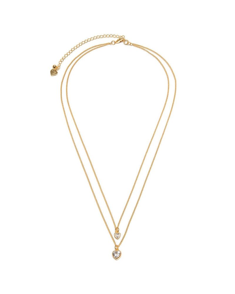 kg20202 CHAIN NECKLACE HEART LIGHT POINT gold