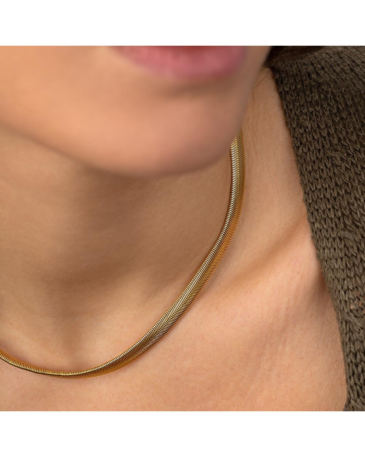 DD04032/ COLLANA CERCHI GRANDI TORCHON