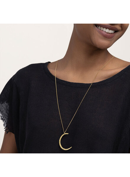 NECKLACE CRESCENT MOON