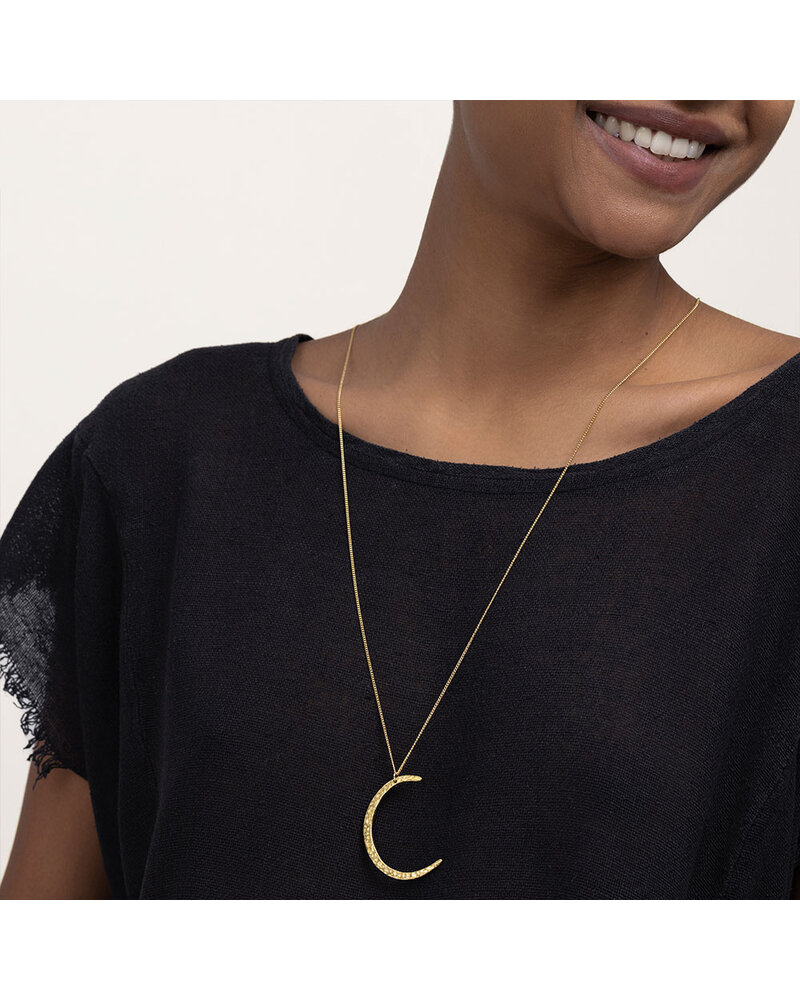 NECKLACE CRESCENT MOON