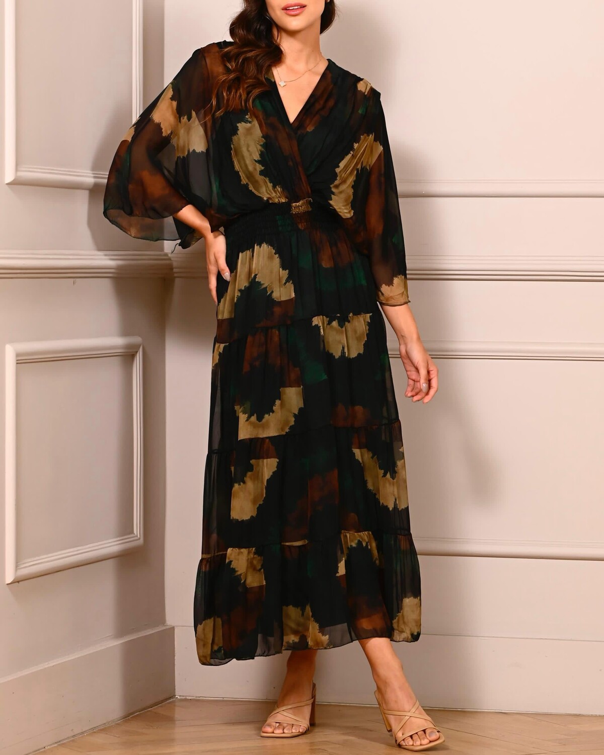 Camouflage Silk Dress One size(more colors)