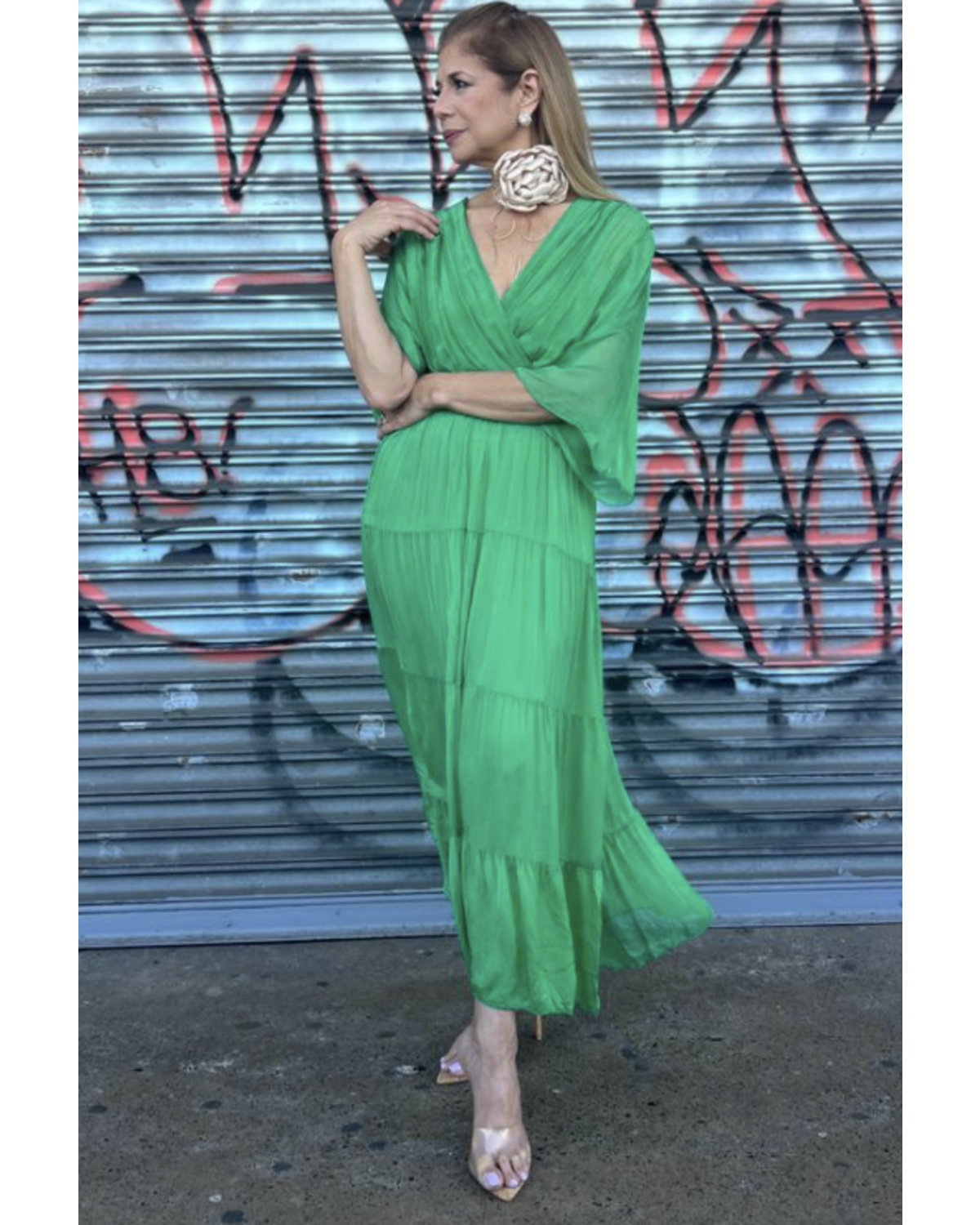One Size Silk Dress(more Colors)