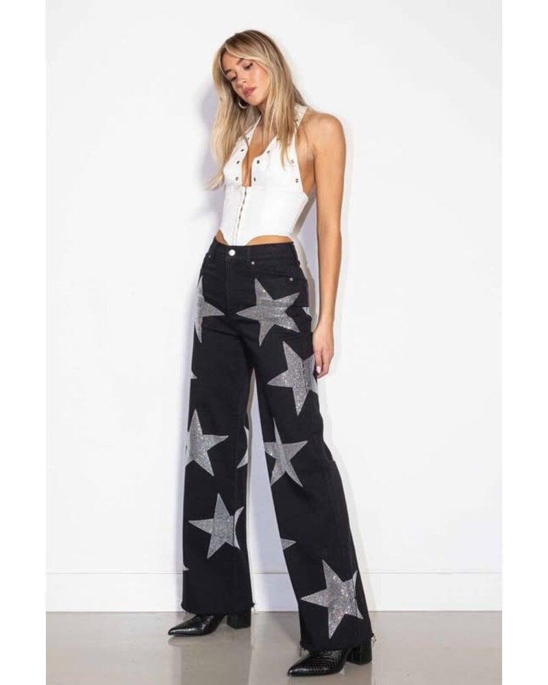 Rhinestone Stars Pants