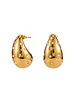 Bottega Drop zircon Earring 18k gold plated