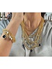 Set charms blue zamac