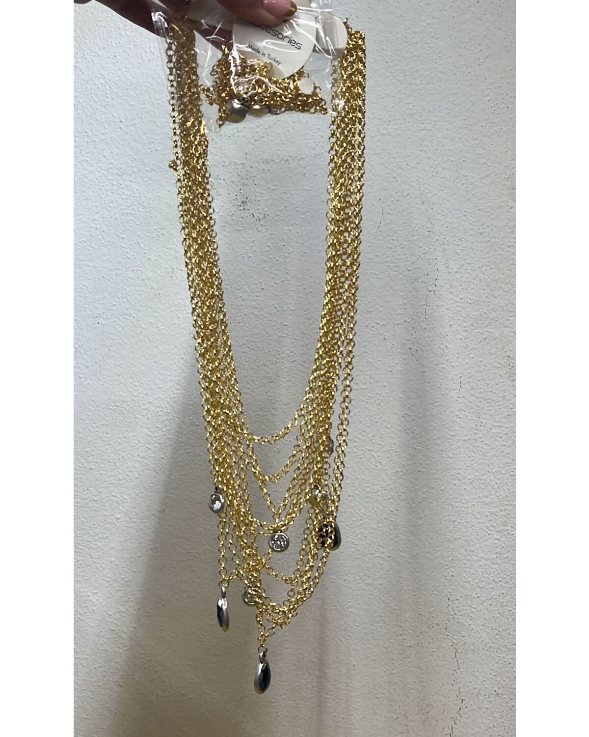Set charms blue zamac