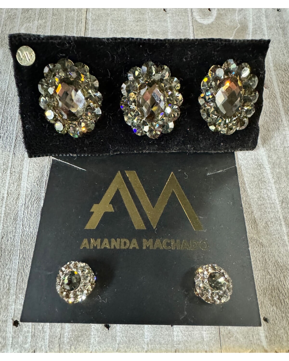 Hair Buckle and earrings