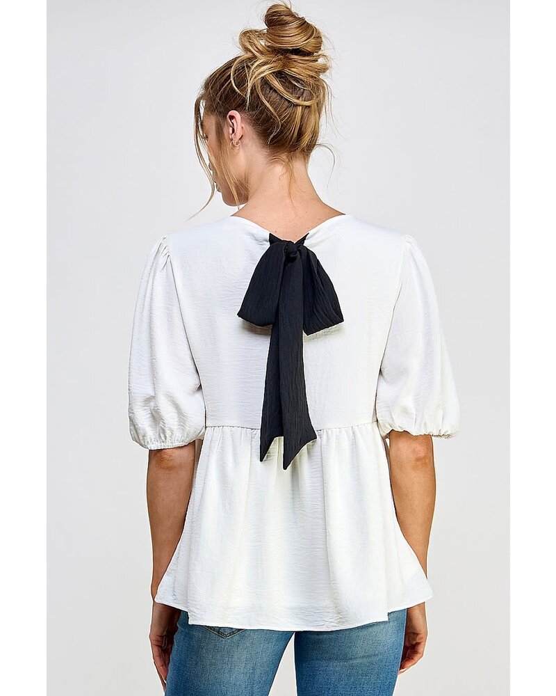 Back Bow Top