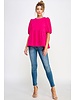 Back Bow Top Fucsia