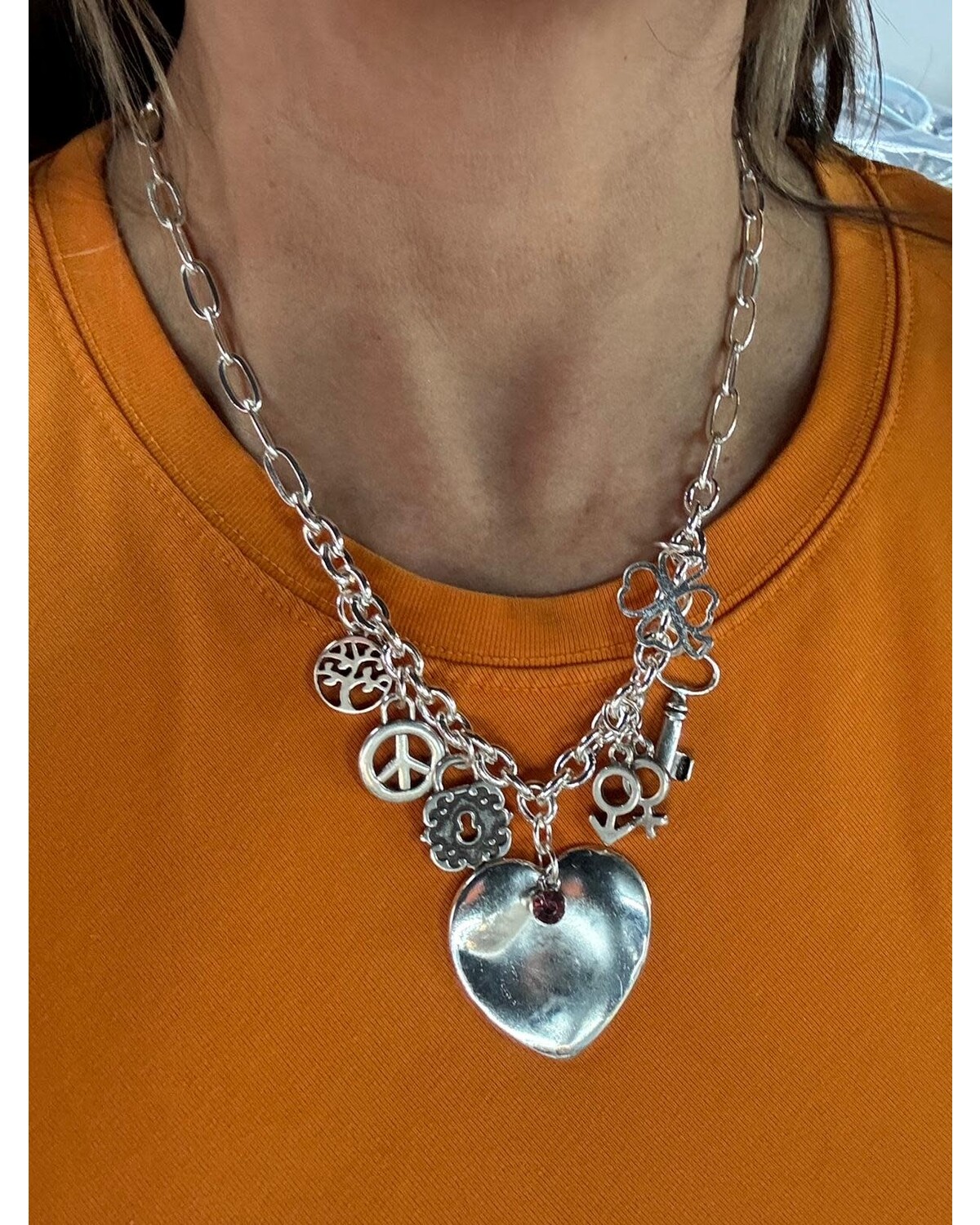 Multi Charms 4 Soles Necklace