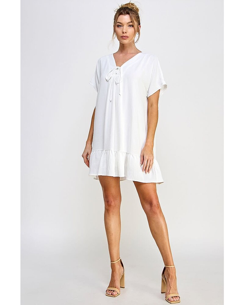 Air Flow White Dress