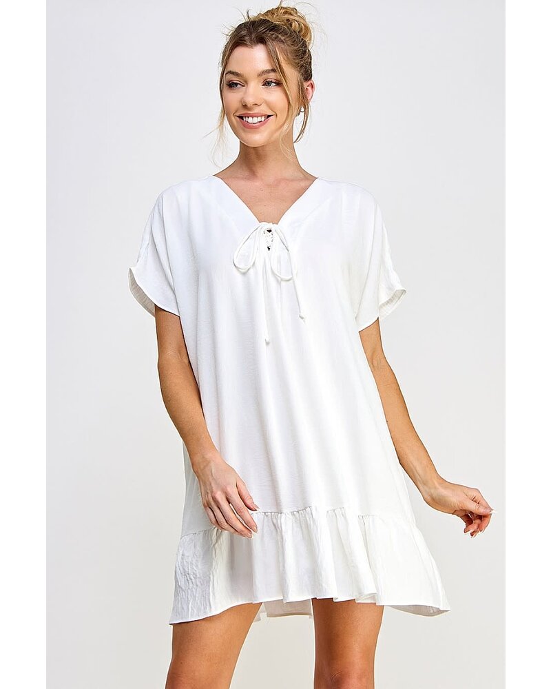 Air Flow White Dress