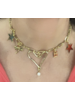 Heart, lock, star 4 soles necklace