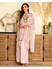 ONE SIZE SILK EMBROIDERED TUNIC AND PANTS SET