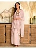 ONE SIZE SILK EMBROIDERED TUNIC AND PANTS SET(more Colors)