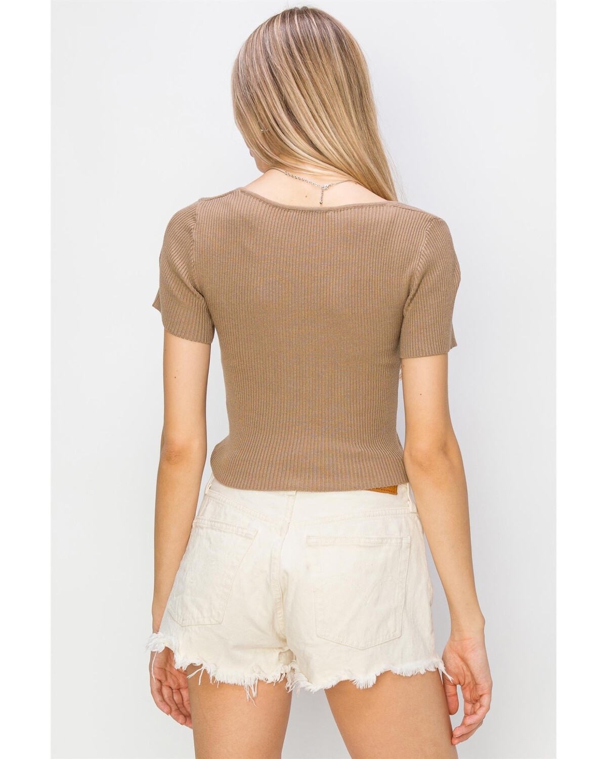 SWEETHEART NECK CROP TOP