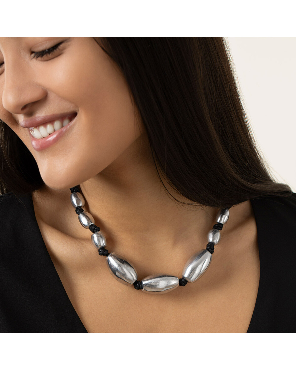 al02221COLLIER ÉLÉMENTS IRRÉGULIERS