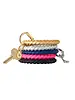 Copy of Silicone Big O® Key Ring - Ticled pink braided