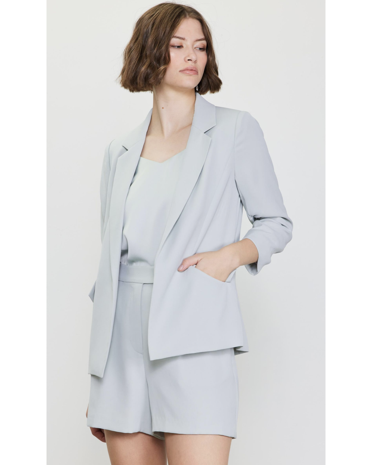Sleeve blazer set