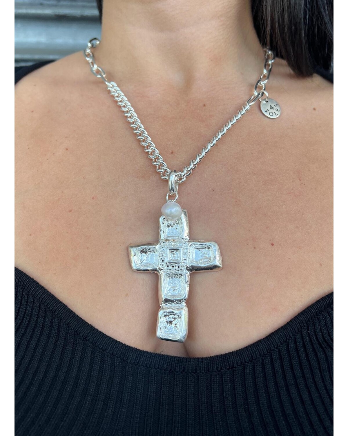 Big Cross Silver by 4 Soles