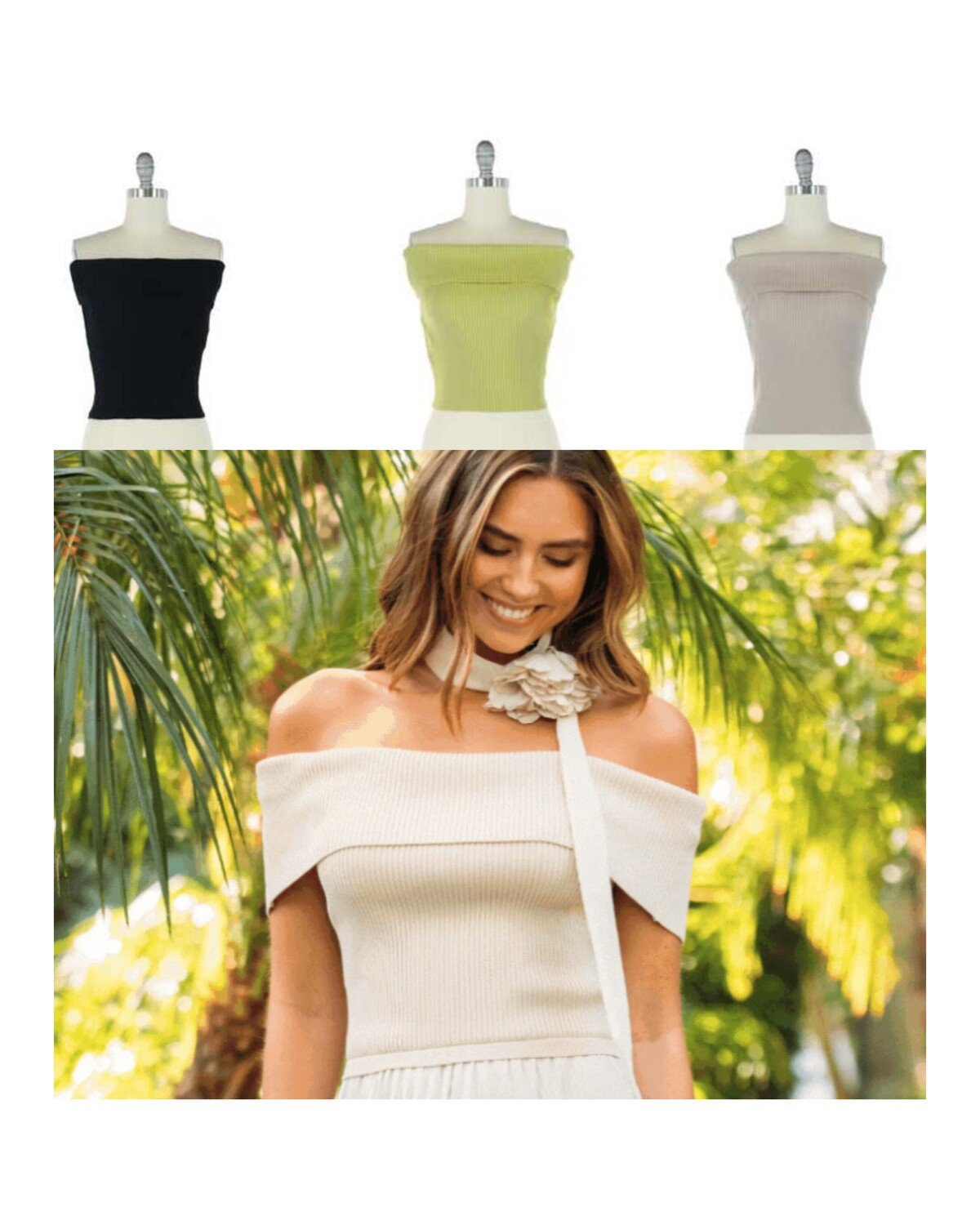 OFF SHOULDER TANK TOP