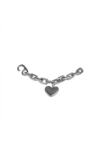 AL00162 / Chain Bracelet Heart Charm