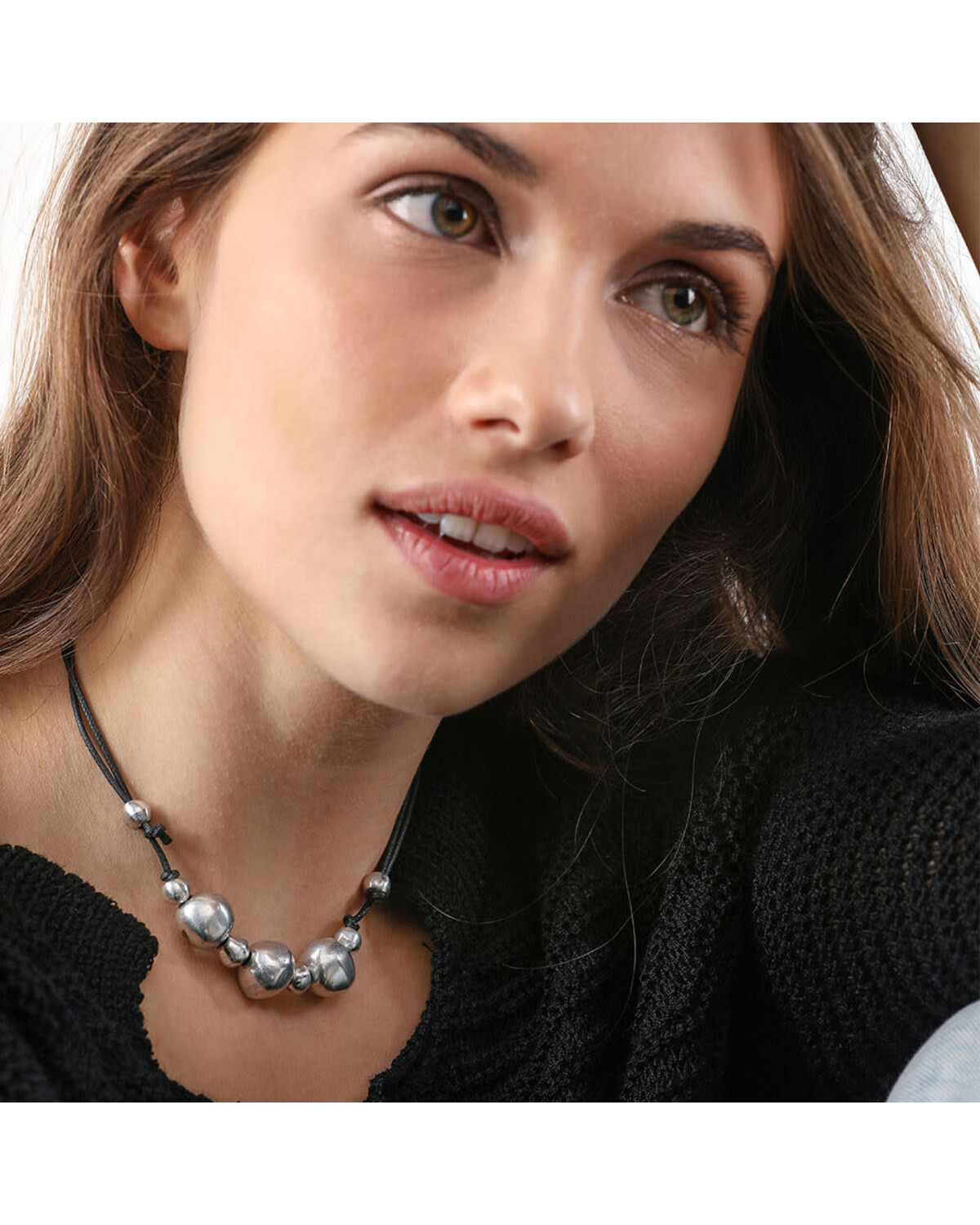 al02708 NECKLACE BOULE