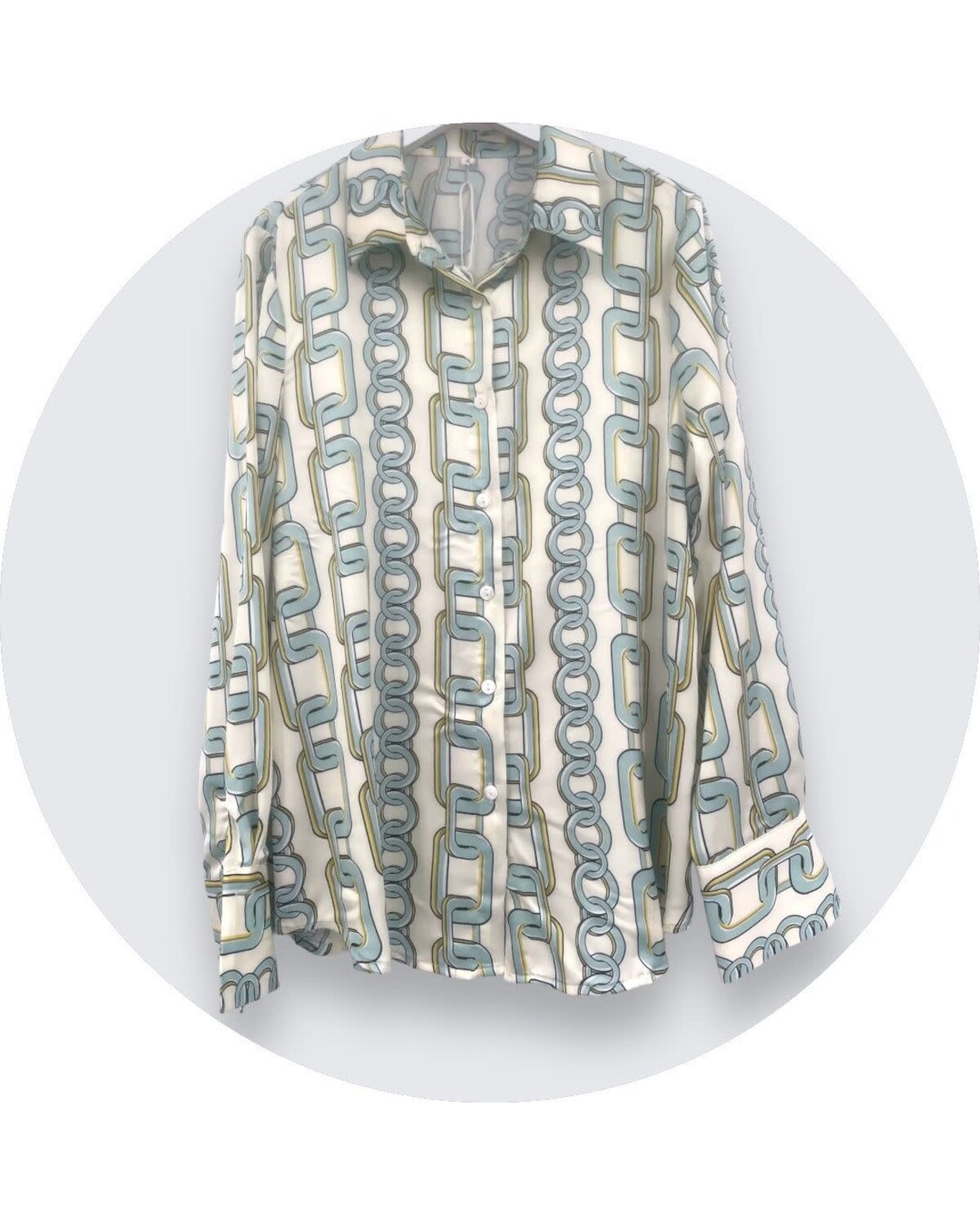 BUTTON DOWN CHAIN TOP
