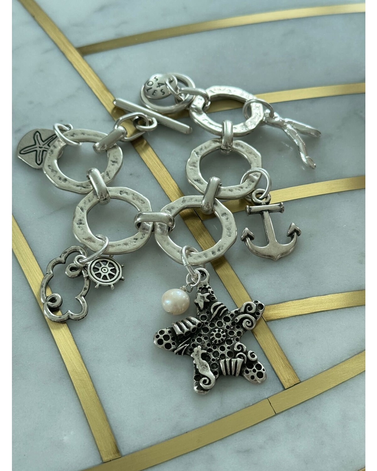 SILVER STARFISH BRACELET