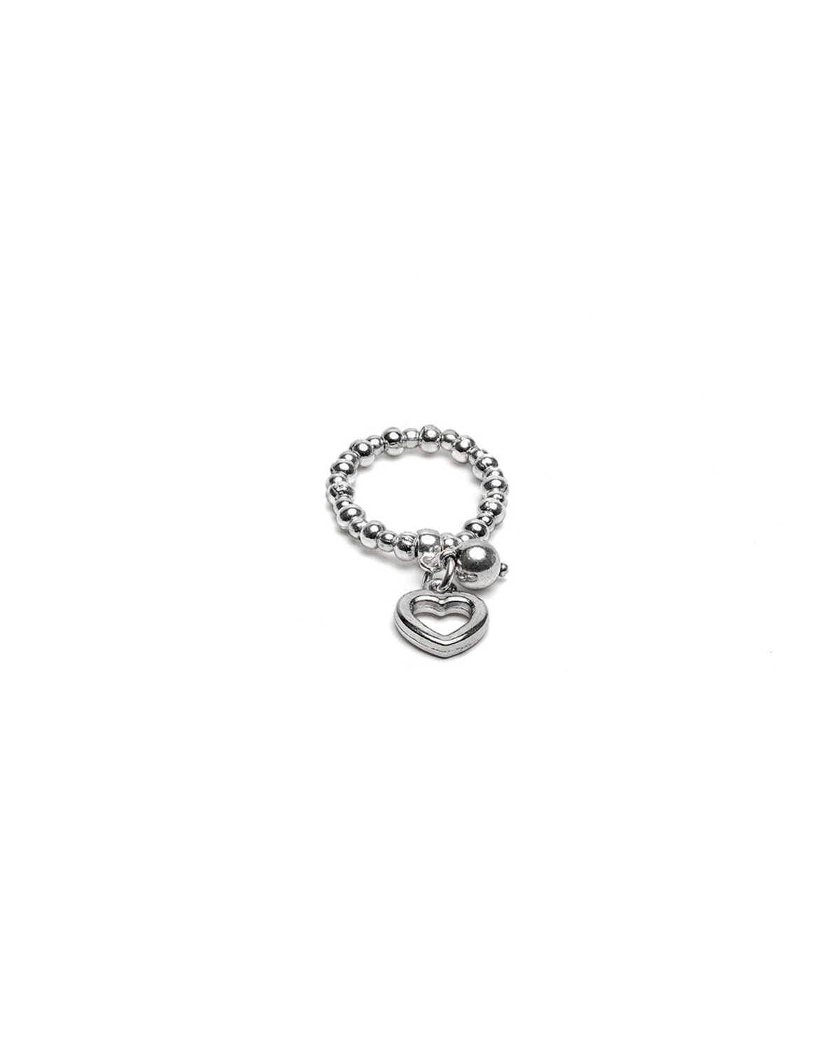 CHARM RING HEART SPHERE
