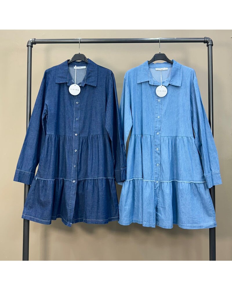 Cotton Denim Dress one size