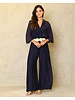Sleeve one size Silk jumpsuit(more colors)