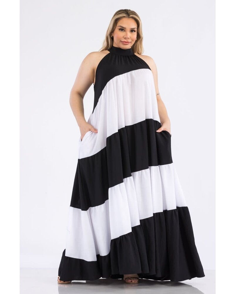 HALTER MAXI DRESS