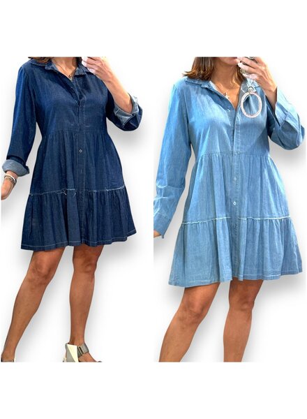 Cotton Denim Dress one size