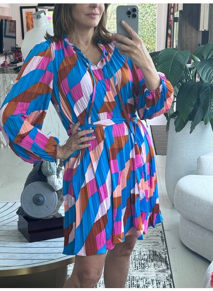 GEOMETRIC MINI DRESS