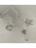 Open Heart 4 Soles Necklace 32"