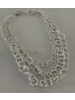 Multi Layers Silver Chains 4 Soles