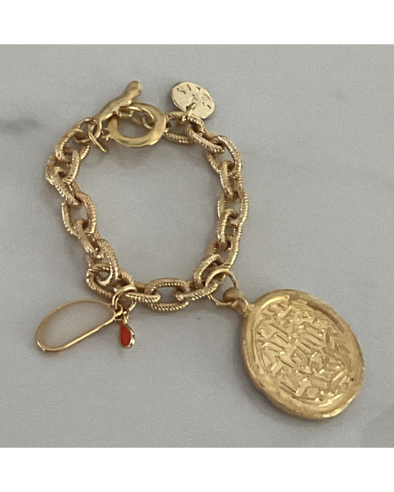 Antique Coins 4 Soles bracelet