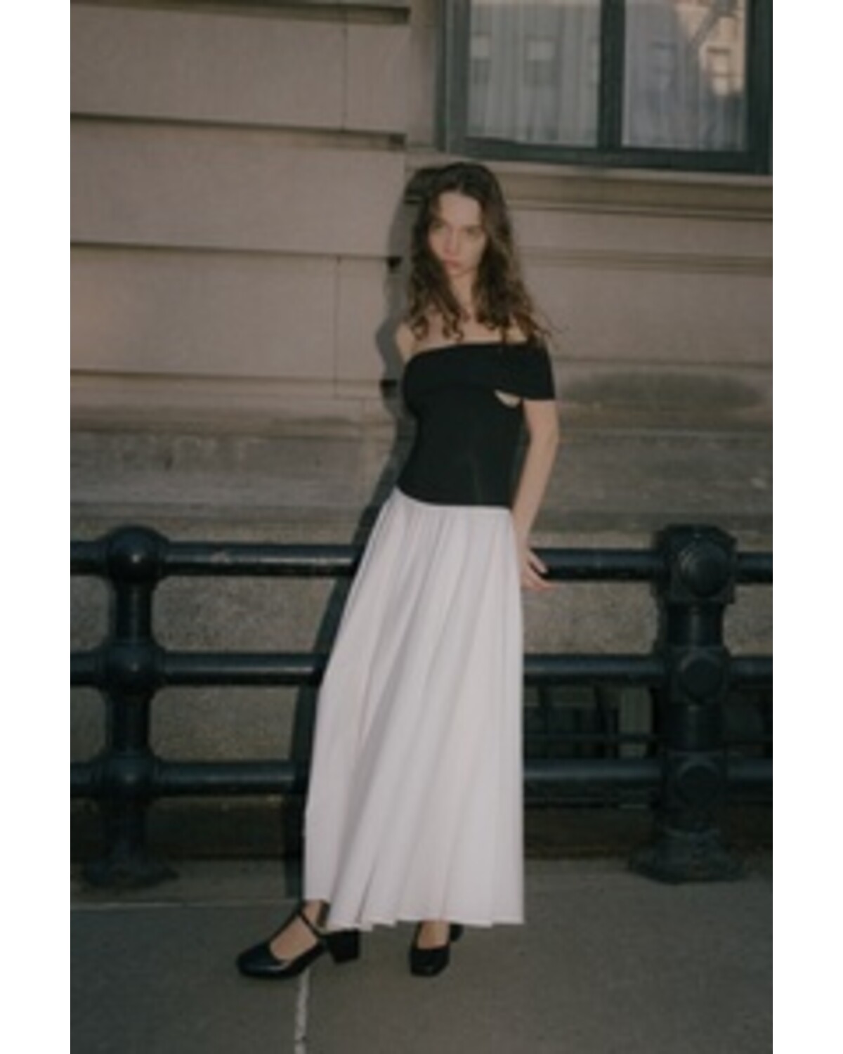Black & White Cotton Dress