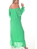 Ladies Kaftan Off-the-Shoulder Silky Loose Max