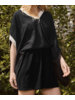 v-neckline poncho